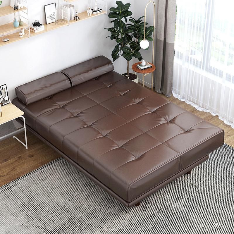 Multifunctional Dual-Purpose Simple Modern Leather Sofa Bed