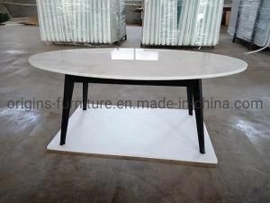 Oval Marble Top Coffee Table