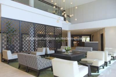 Modern Lobby Hotel Bedroom Villa Wooden Fabric Living Room Chair
