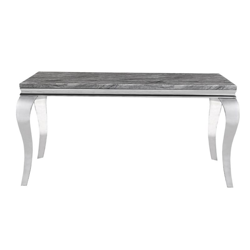 Latest Design Glass Top Metal Stainless Steel Side Table Living Room Tempered Glass Marble Coffee Table