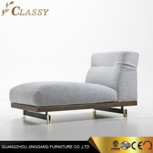 Europe Livingroom Golden Metal Frame Sofa Bed with High Density Foam