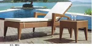 Rattan Beach Chair (991) , Rattan Chaise Lounge, Outdoor Daybed