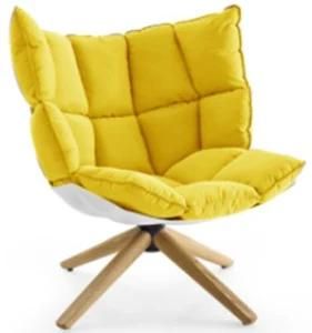 Hot Selling New Danish Style Replica Modern Husk Chair with Wooden Legs