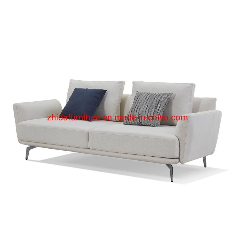 Modern Fabric Living Room L Shape Corner Leather Sofa for Hotel Lobby