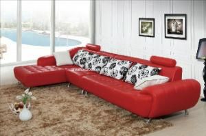 Model Leather Sofa Set (YX 1216)