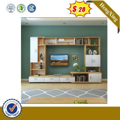TV Rack Display Rack Storage Desk Roll Wood Stick Wall TV Station (UL-9NE254)