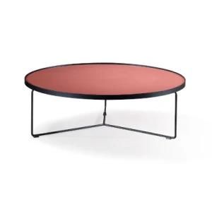 Trendy Round Wooden Tea Table for Modern Living Room (YR3391-1)