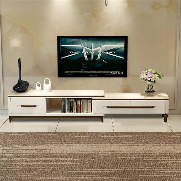 Modern Melamine TV Stand Shelf Living Room Wooden TV Cabinet