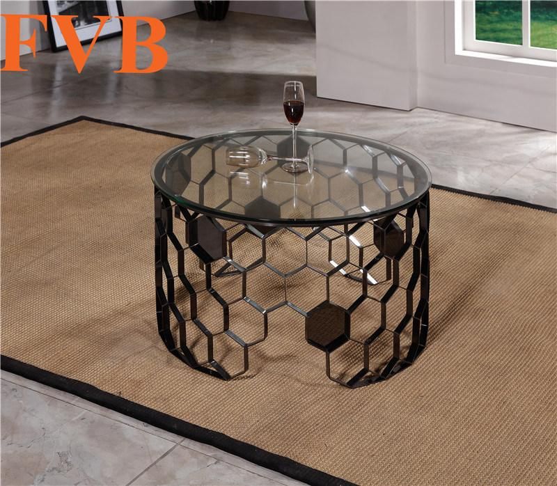Classical Coffee Table with Antique Bronze Finish in Stock