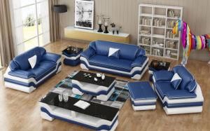 Home Furniture General Use and No Inflatable Leather Modern 3 Seater Sofa