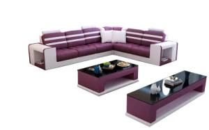 Italian Design Large Size U-Shaped Genuine Leather Corner Sofa