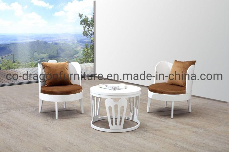 Modern Living Room Furniture Wooden Frame Fabric Leisure Sofa Chair