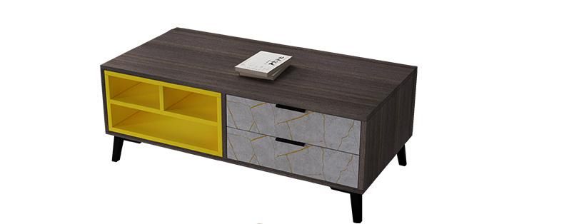 Light Luxury Tea TV Cabinet Combination Set Home Furniture (UL-20N1353)
