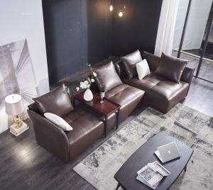 Light Luxury Fashion Sofa with Genuine Leather