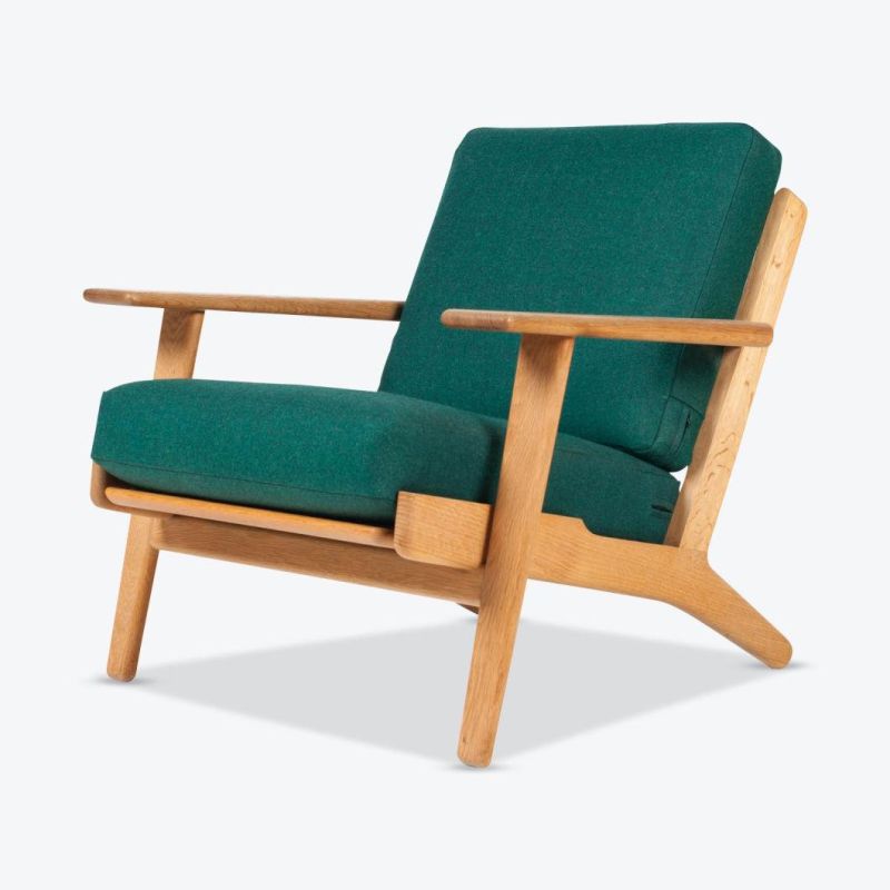 Hans Wegner Plank 1 Seater Wooden Frame Sofa Chair