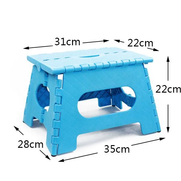 Portable Plastic Folding Stool Bathroom Plastic Acrylic Stool