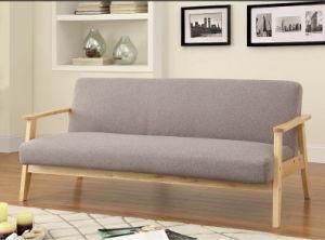 Modern Sofa with Wooden Armrest (WD-9601)