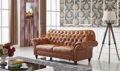 Modern 1+2+3 Seater Genuine Leather Fabric PU PVC European Style Living Room Home Furniture Sofa Set