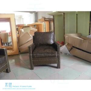 Modern Living Room Leather Sofa Set (Hw-3950s)