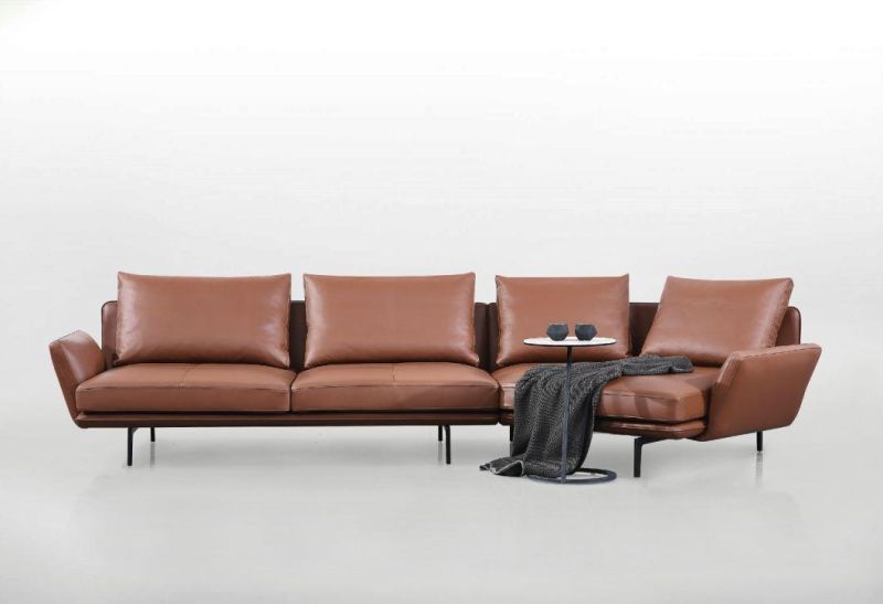 European Style Home Furniture Living Room Sofa Genuine Leather Sofa GS9020