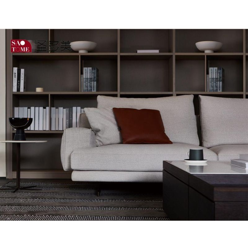 Low Back Genuine Leather Carton Packed 4440*1830*700mm Dining Furniture Sofas