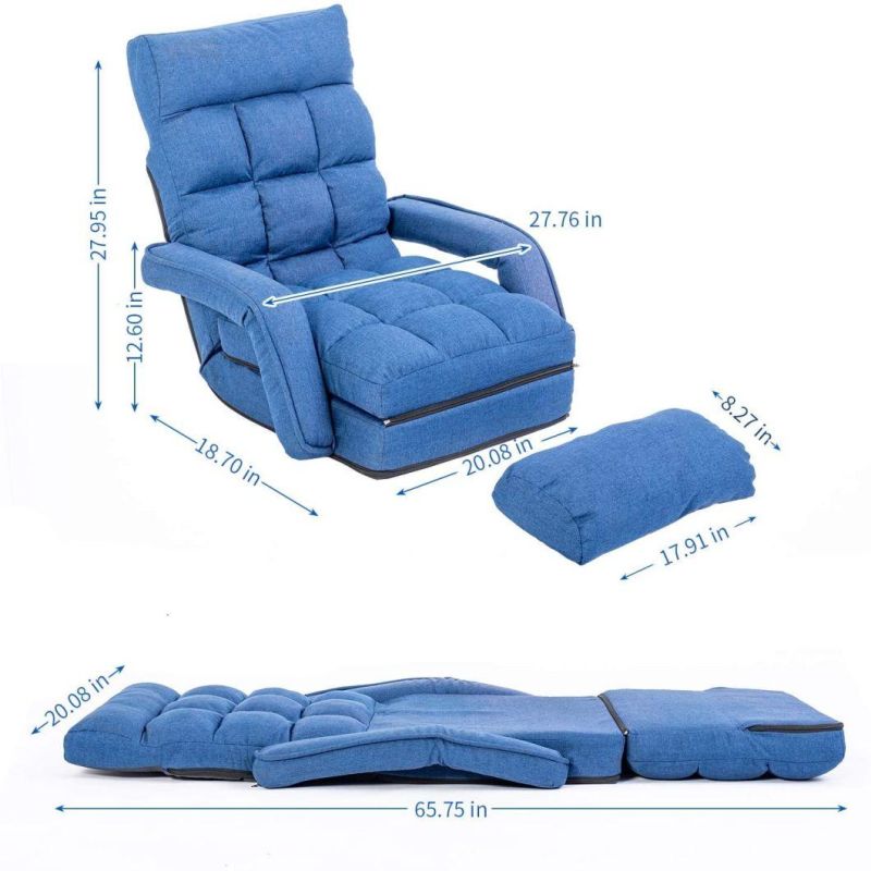 Japanese Style Adjustable Folding Lazy Sofa Floor Chair