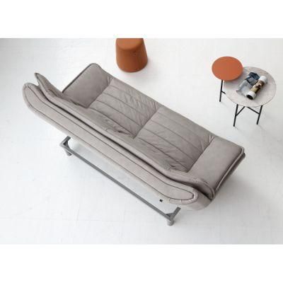 Chesterfield Furniture Room Living Room Bed Furniture Fabric Folding Grey Luxury Sofa