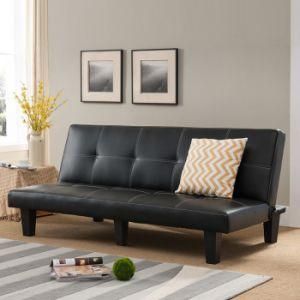 Furniture Functional Home Leisure Leather Sofa Bed
