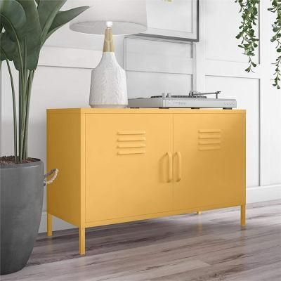 Home Modern Furniture Hotel TV Stand Steel Filing Storage Cabinet