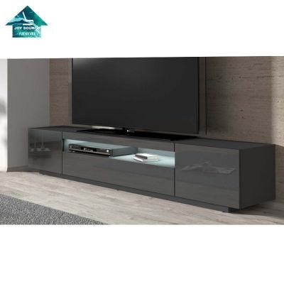 New Design Modern Cheap TV Stand with LED Light