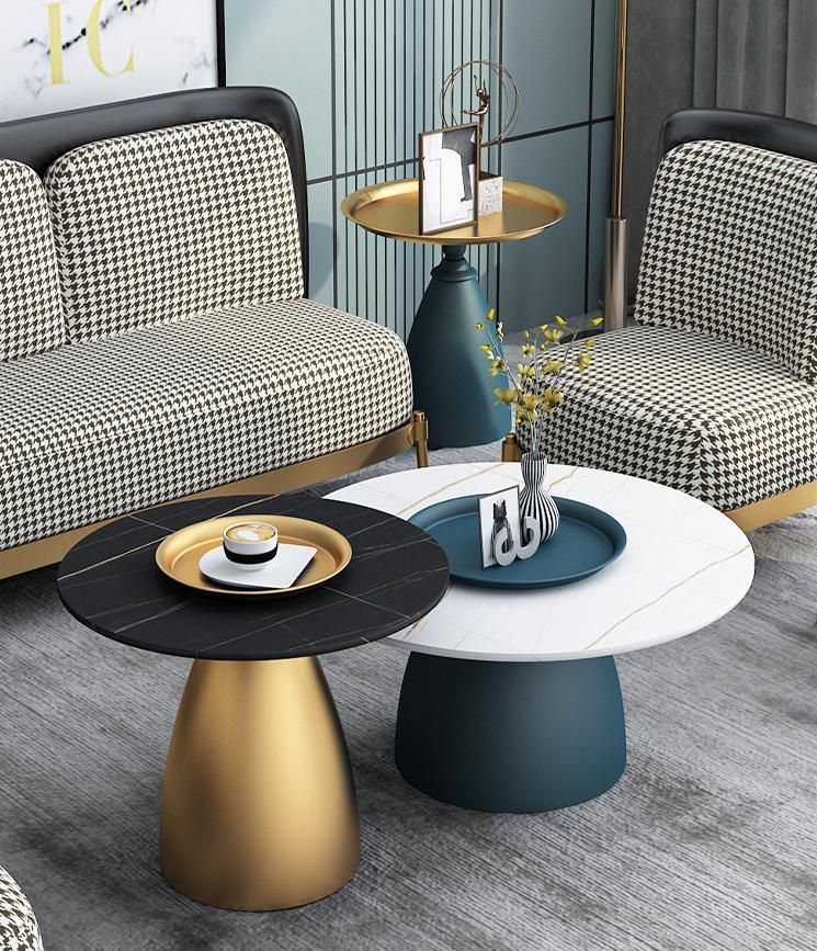 Contemporary Round Nesting Coffee Table