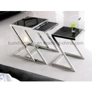 Stainless Steel Side Table Set for Home Furniture