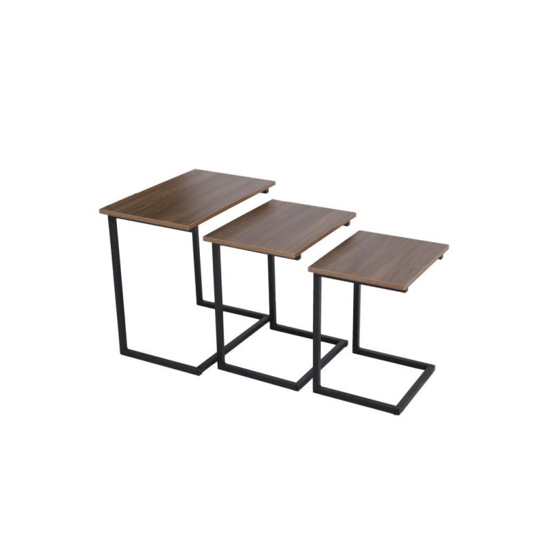 Home Restaurant Dining Room Modern Furniture Dining Table Set Wooden Rectangular Dining Table