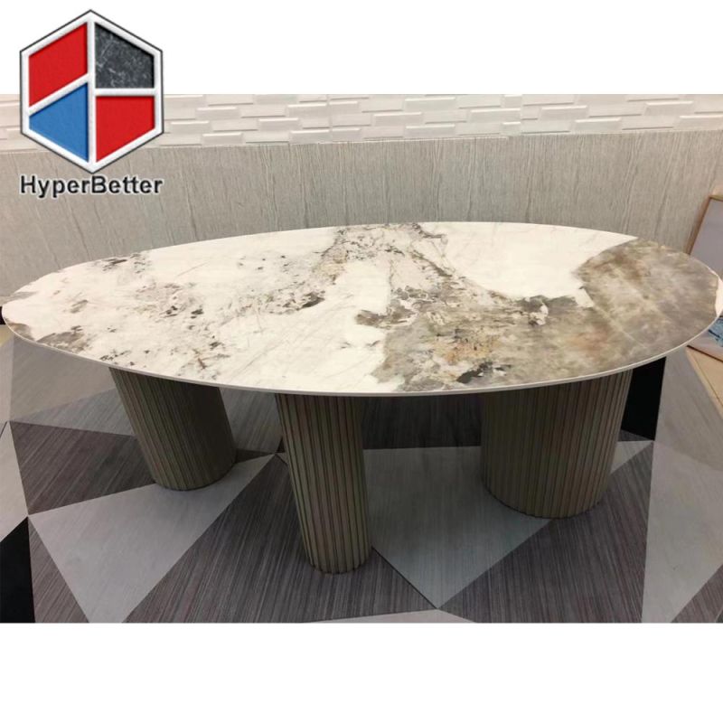 2PCS Set Sintered Table Top Nesting Coffee Table Round Style
