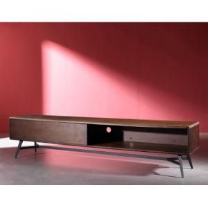 Trendy Simple Wooden TV Cabinet for Modern Living Room (YA882D)