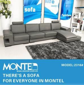 Cheap Living Room Modern Genuine Leather Sofa Set