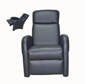 Home Furniture PU Black Leisure Chair Functional Sofa