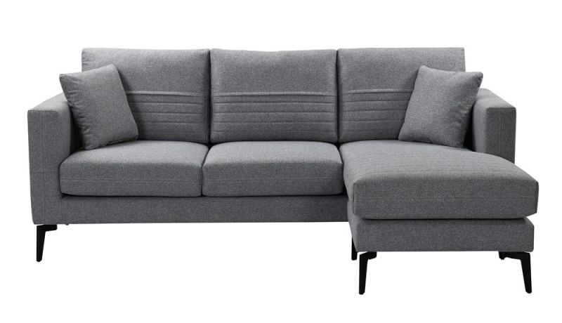 Nova Jssd029 L Shape Corner Return Sofa with Solid Wood Leg