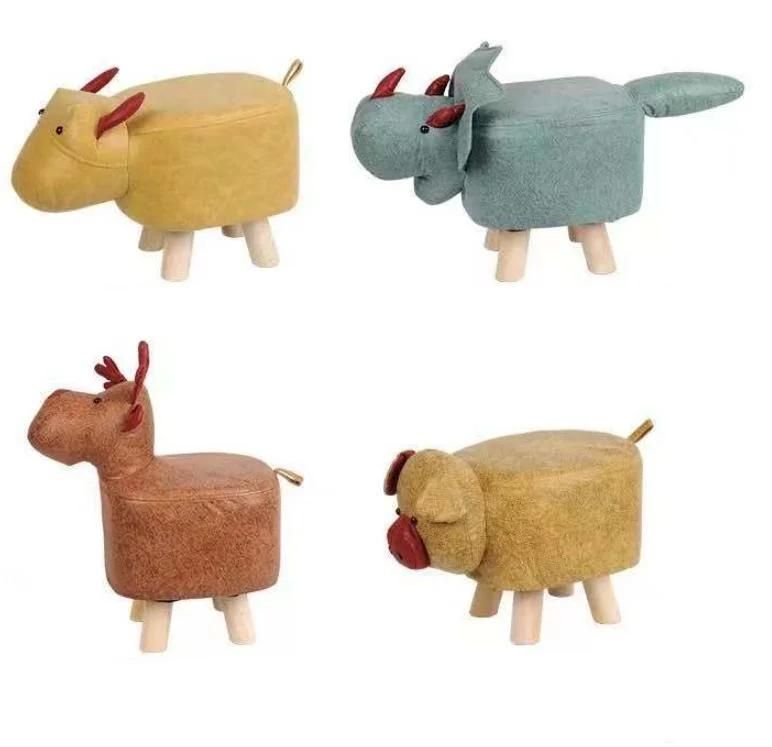 Cartoon Stool Elephant Stool Logo Sofa Shoe Changing Stool