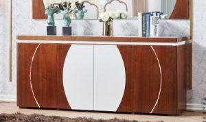 MDF Living Dining Room Dining Cabinet with Mirror Shelf Buffet Sideboard Modern Home Furniture