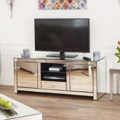 Best Selling Low Price and Reusable Crystal Mirrored TV Unit