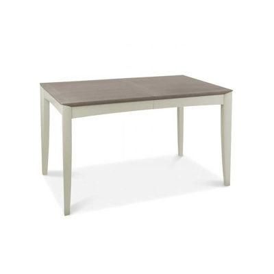 Bergen Grey Washed Oak &amp; Soft Grey Extending Dining Table