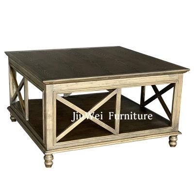 Factory Custom Wooden Furniture Solid Wood Coffee Table/Wooden Wedding Table