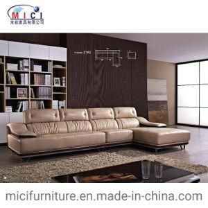 Leisure Furniture L Shape Leather Sofa for Living Room