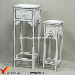 Four Legs Wooden Antique Decorative Stools