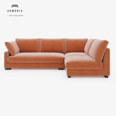 New Recliner Sectional Furniture Set L Shape Sofa