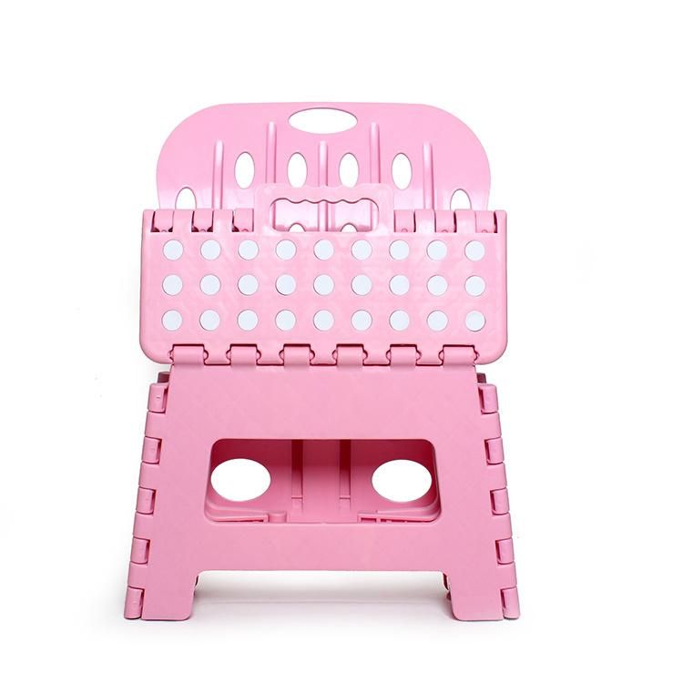 Crevice Plastic Folding Stool for Backrest