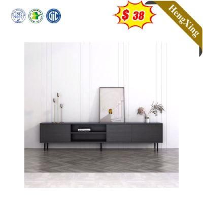 Nordic Light Grey Color Living Room Home Furniture TV Stand with Drawers