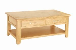 Cofffee Table with Drawer/ Solid Oak Coffee Table/Living Room Furniture