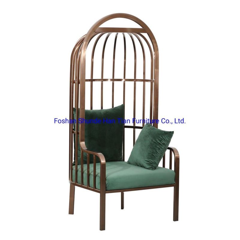 Silver Satin Chair Covers for Wedding Event European Furniture Design Hotel Living Room Chairs